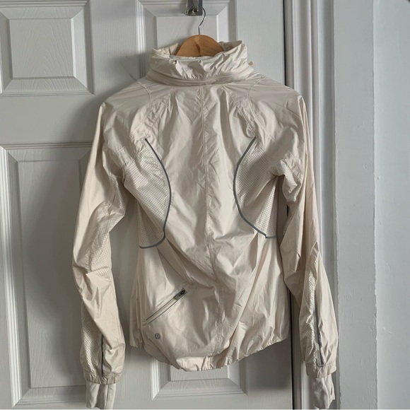 Lululemon White Zipper Reflective Track Jacket - Picture 11 of 16